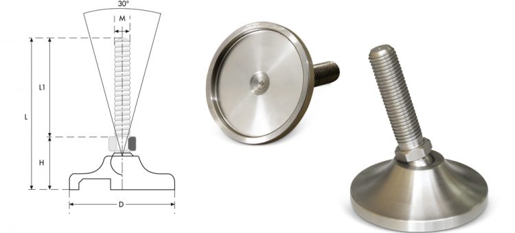 Paslanmaz Makine Ayakları